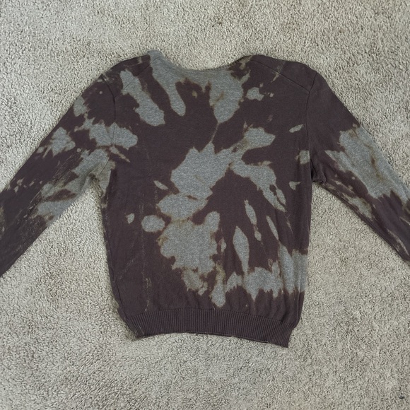 Brown Tie Dye Sweater - Picture 3 of 6